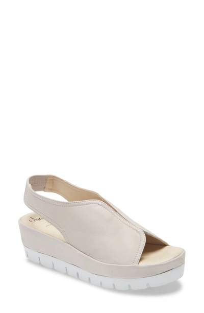 Shop Amalfi By Rangoni Bassano Slingback Wedge Sandal In Nuvola Parmasoft Leather