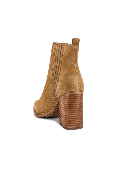 Shop Steve Madden Karley Bootie In Tan Suede