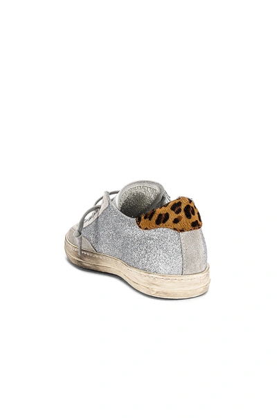 Shop P448 John Sneaker In Glitter & Leopard
