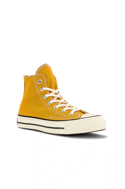 Shop Converse Chuck 70 Hi Sneaker In Sunflower  Black & Egret