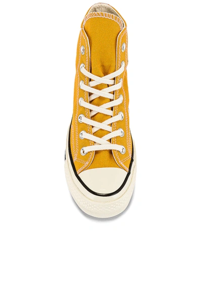 Shop Converse Chuck 70 Hi Sneaker In Sunflower  Black & Egret