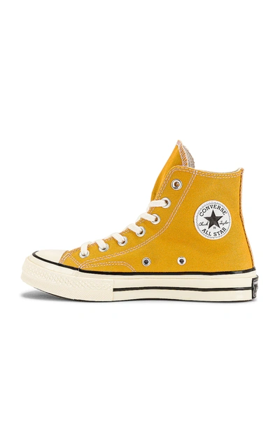 Shop Converse Chuck 70 Hi Sneaker In Sunflower  Black & Egret