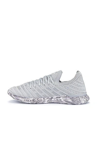 Shop Apl Athletic Propulsion Labs Techloom Wave Sneaker In Steel Grey & Marble
