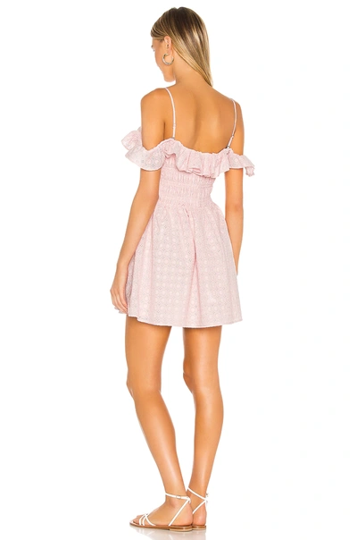 Shop Majorelle Nevin Dress In Baby Pink