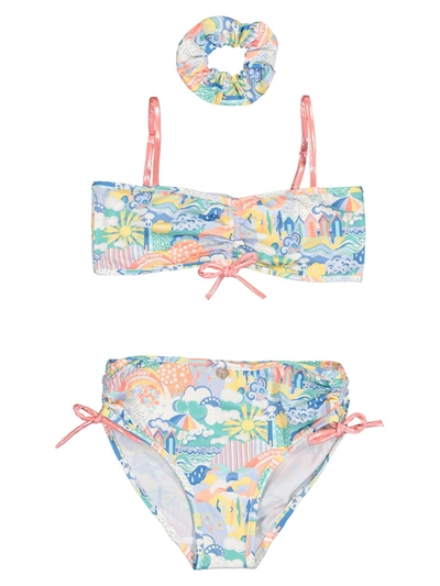 Shop Bonpoint Kids Bikini For Girls In Blue