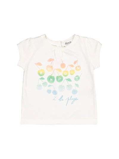 Shop Bonpoint Kids T-shirt For Girls In White