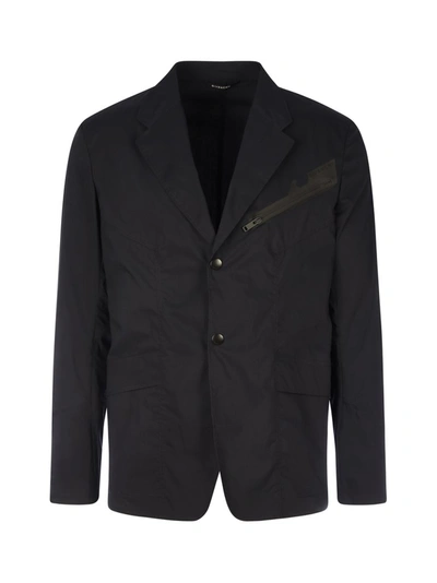 Shop Givenchy Single Breasted Blazer In Blue