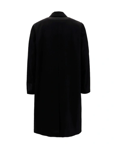 Shop Givenchy Patch Trench Coat In Black
