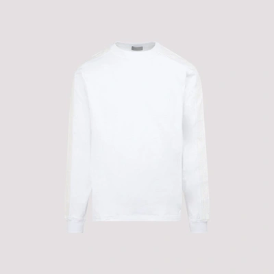 Shop Dior Homme  Oblique Band Oversized Sweatshirt In White