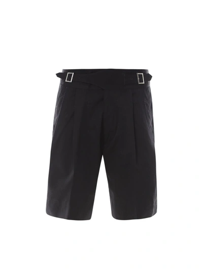 Shop Dsquared2 Monkstrap Bermuda Shorts In Black