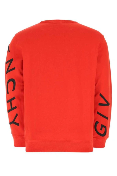 Shop Givenchy Refracted Sweatshirt In Red