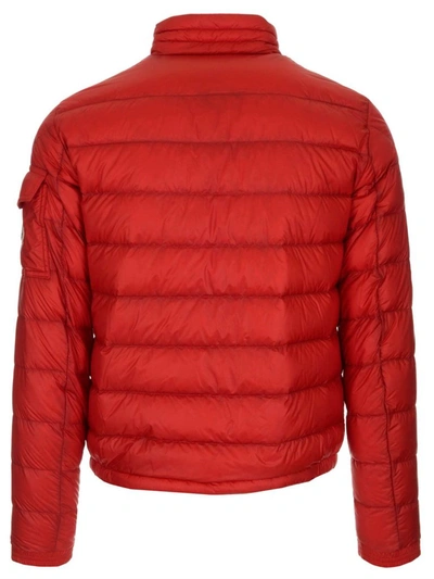 Shop Moncler Agay Down Jacket In Red