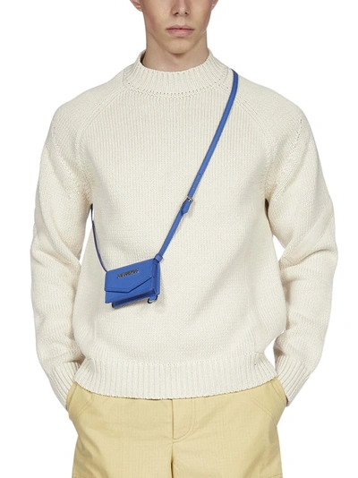 Shop Jacquemus Le Pull Grain Sweater In White