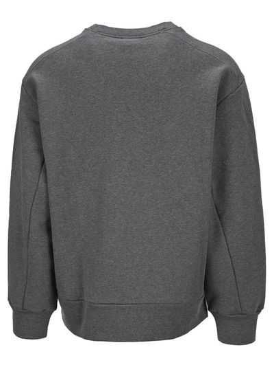 Shop Apc A.p.c Guitar Logo Printed Sweatshirt In Grey