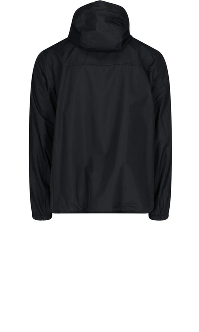 Shop Dolce & Gabbana Logo Hooded Jacket In Black