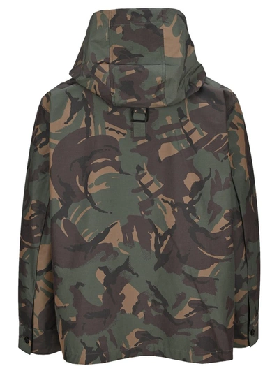 Shop A.p.c. Samy Camouflage Hooded Jacket In Multi