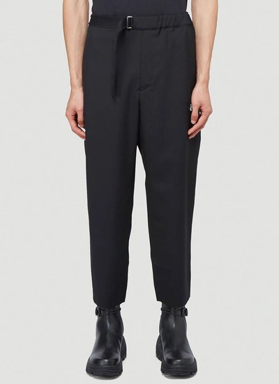 Shop Oamc Tapered Pants In Black