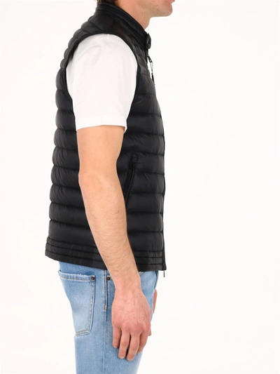 Shop Moncler Roussilon Padded Vest In Black