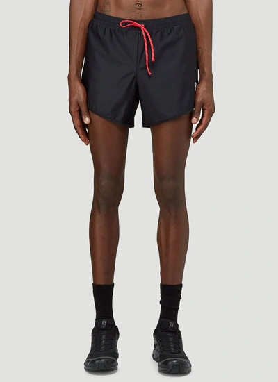 Shop District Vision Spino Track Shorts In Black