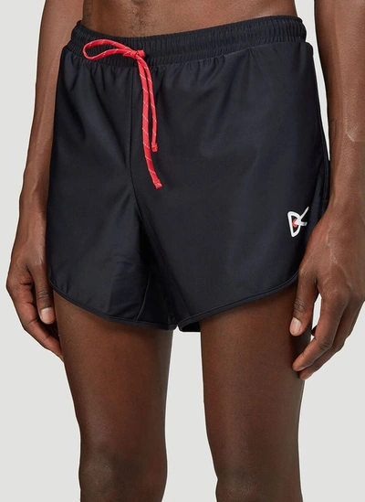Shop District Vision Spino Track Shorts In Black