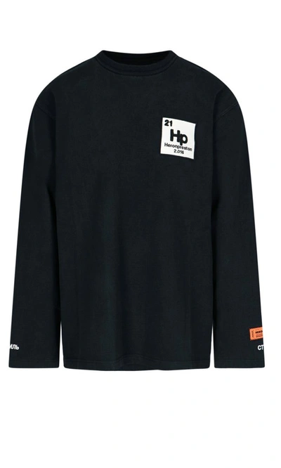 Shop Heron Preston Logo Patch Sweatshirt In Black