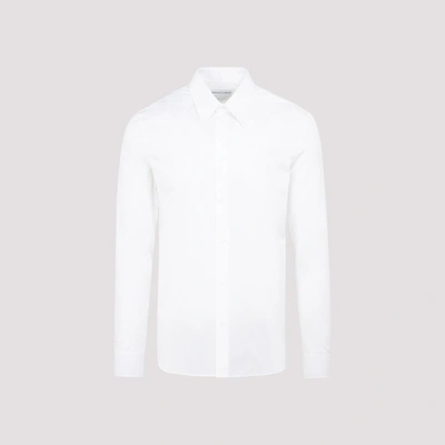 Shop Bottega Veneta Buttoned Shirt In White