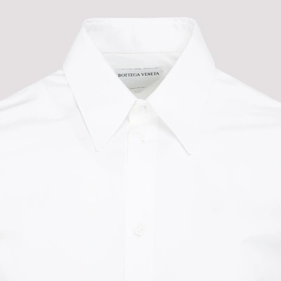 Shop Bottega Veneta Buttoned Shirt In White