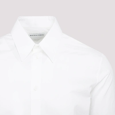 Shop Bottega Veneta Buttoned Shirt In White