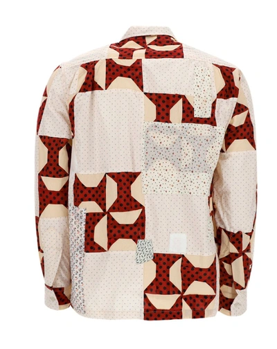 Shop Bode Patchwork Shirt In Multi