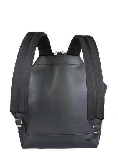 Shop Alexander Mcqueen Manta Folded Backpack In Black