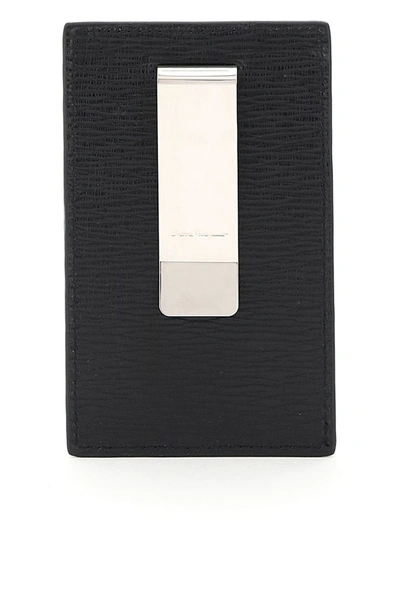 Shop Ferragamo Salvatore  Gancini Cardholder In Black