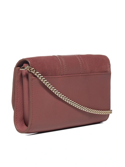 Shop See By Chloé Hana Chain Wallet In Red