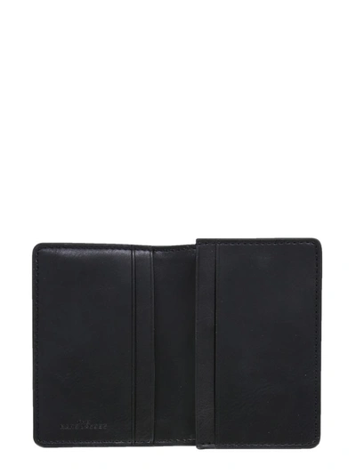 Shop Marc Jacobs Logo Plaque Wallet In Black