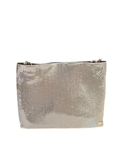 Shop Paco Rabanne Pixel Shoulder Bag In Gold