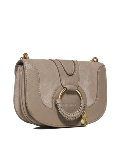 Shop See By Chloé Hana Evening Shoulder Bag In Grey