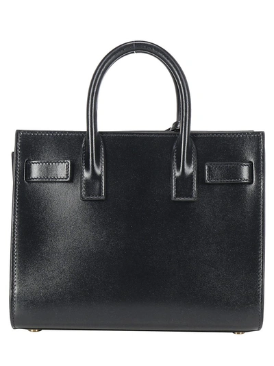 Shop Saint Laurent Classic Sac De Jour Nano Tote Bag In Black