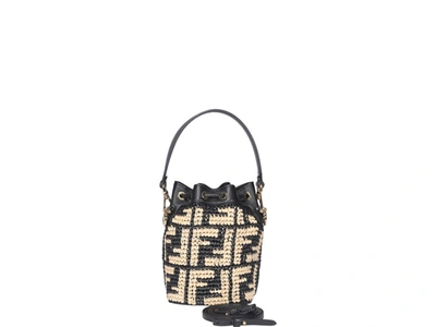 Shop Fendi Mon Tresor Mini Bucket Bag In Multi