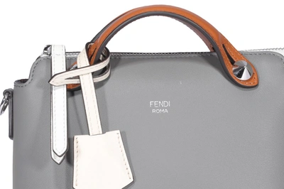 Shop Fendi By The Way Mini Tote Bag In Grey