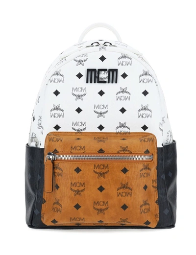 Mcm Stark 32 Visetos Backpack - Black - Backpacks