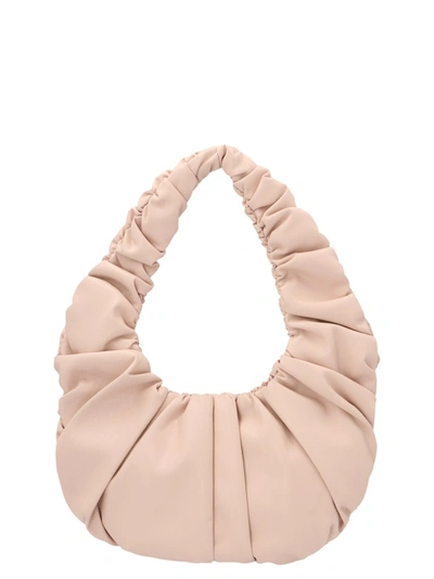 Shop Nanushka Anja Baguette Vegan Leather Shoulder Bag In Pink