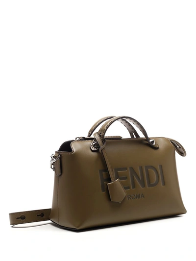 Shop Fendi By The Way Medium Boston Bag In Green