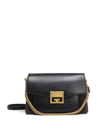 Shop Givenchy Gv3 Shoulder Bag In Black