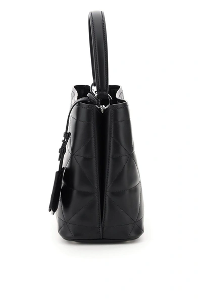 Shop Prada Panier Shoulder Bag In Black