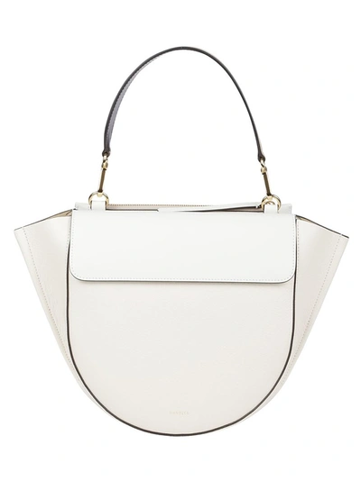 Shop Wandler Hortensia Medium Shoulder Bag In White