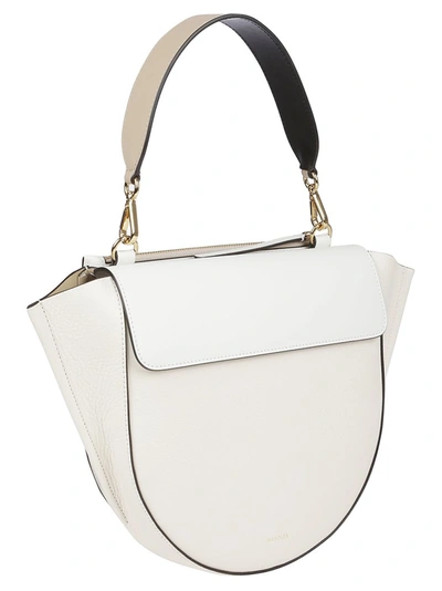 Shop Wandler Hortensia Medium Shoulder Bag In White