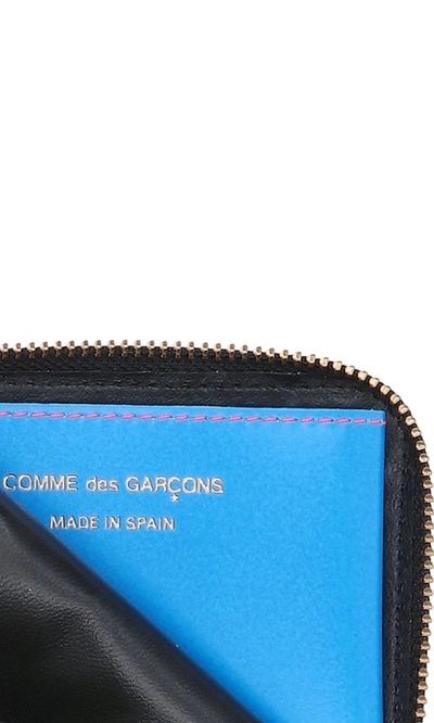 Shop Comme Des Garçons Wallet Super Fluo Small Wallet In Multi