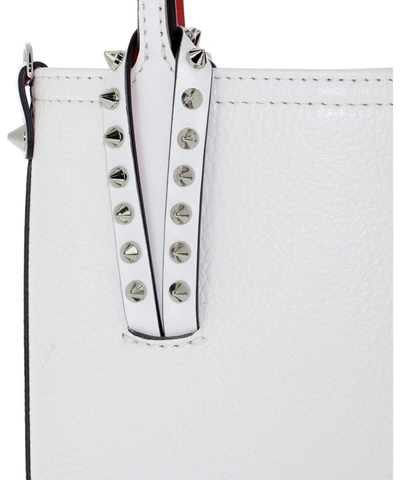 Shop Christian Louboutin Cabata N/s Mini Tote Bag In White