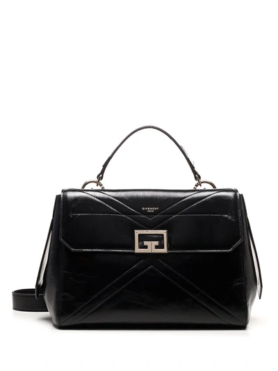 Shop Givenchy Medium Id Shoulder Bag In Black