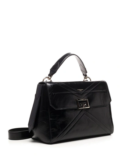 Shop Givenchy Medium Id Shoulder Bag In Black