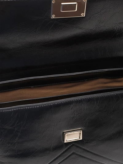 Shop Givenchy Medium Id Shoulder Bag In Black